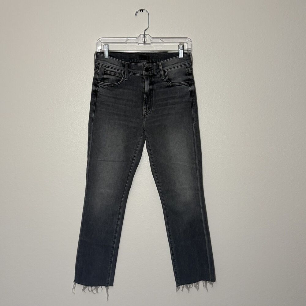 Mother Denim The Rascal Ankle Fray 26 Stitching in the Dark